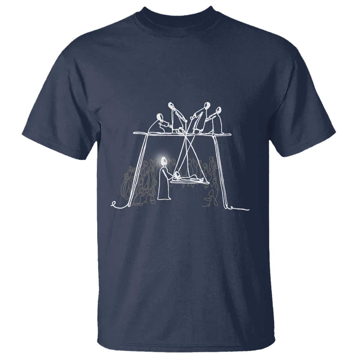 Paralyzed Man Christian Religious Jesus Healing T Shirt