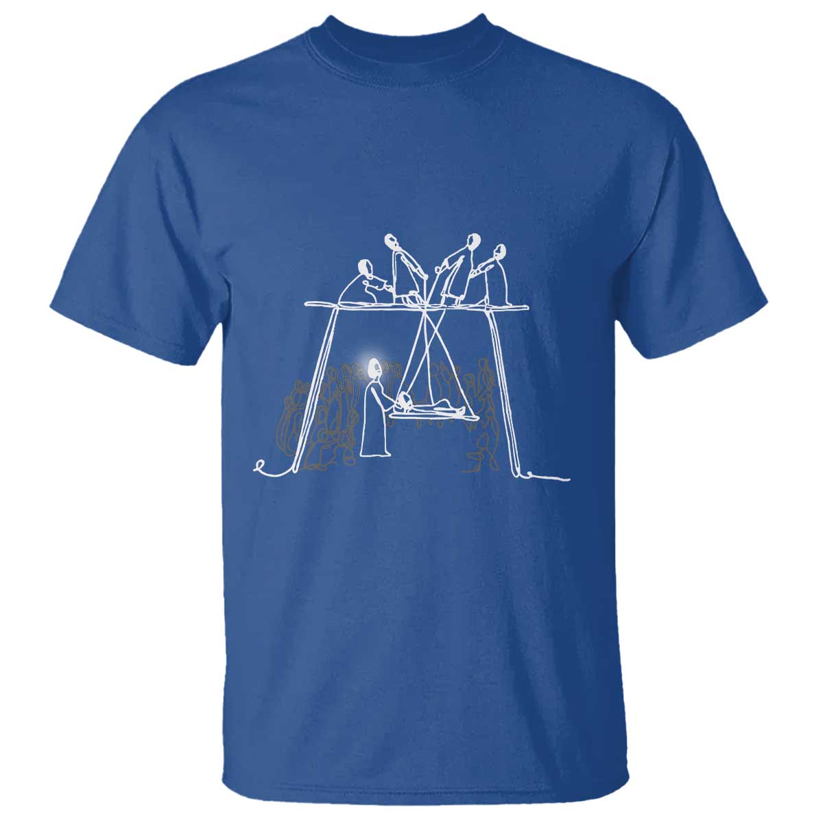 Paralyzed Man Christian Religious Jesus Healing T Shirt
