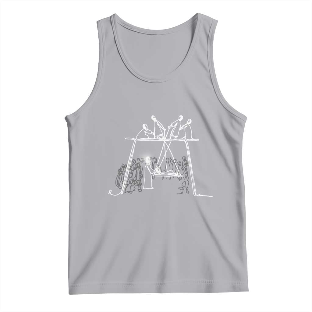 Paralyzed Man Christian Religious Jesus Healing Tank Top