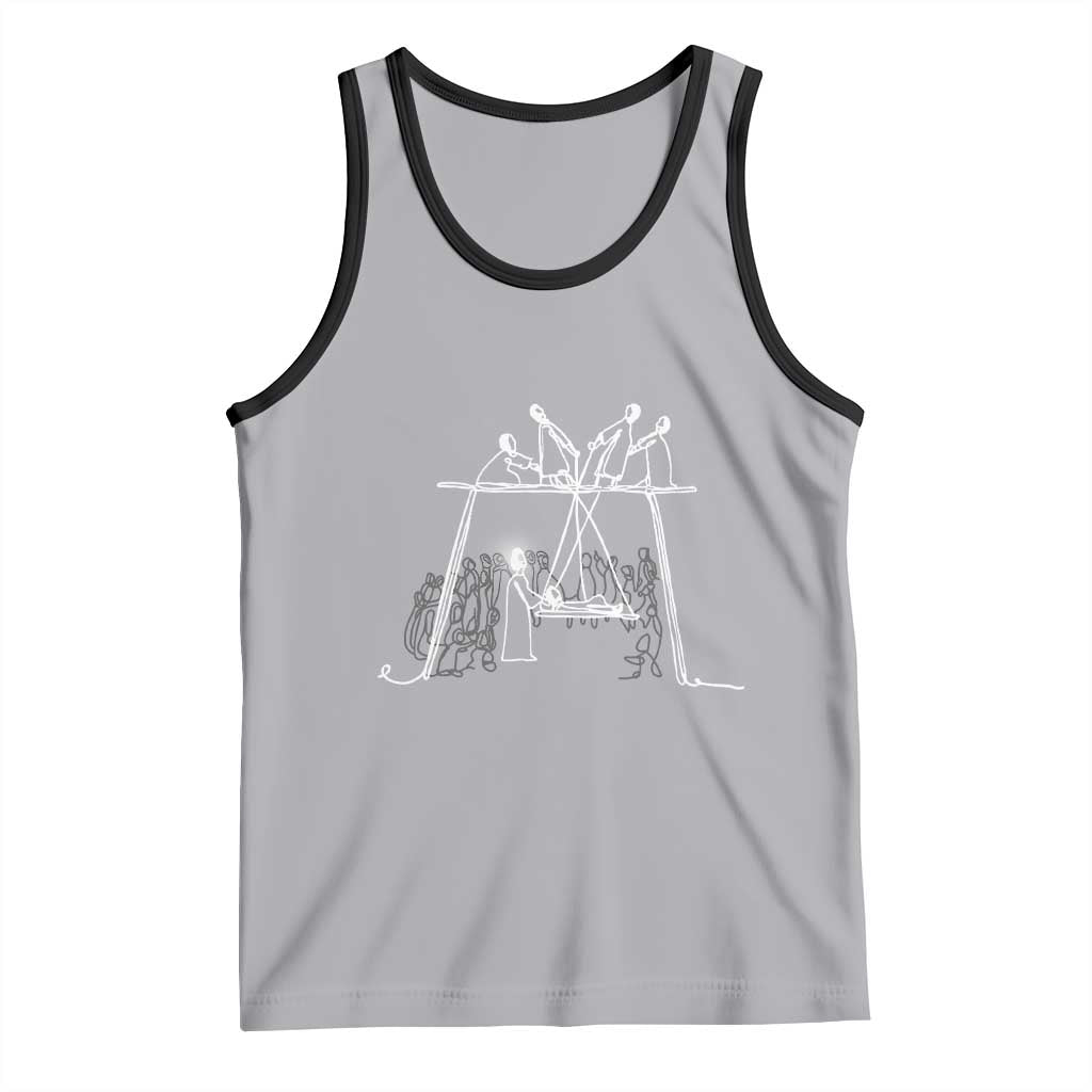 Paralyzed Man Christian Religious Jesus Healing Tank Top