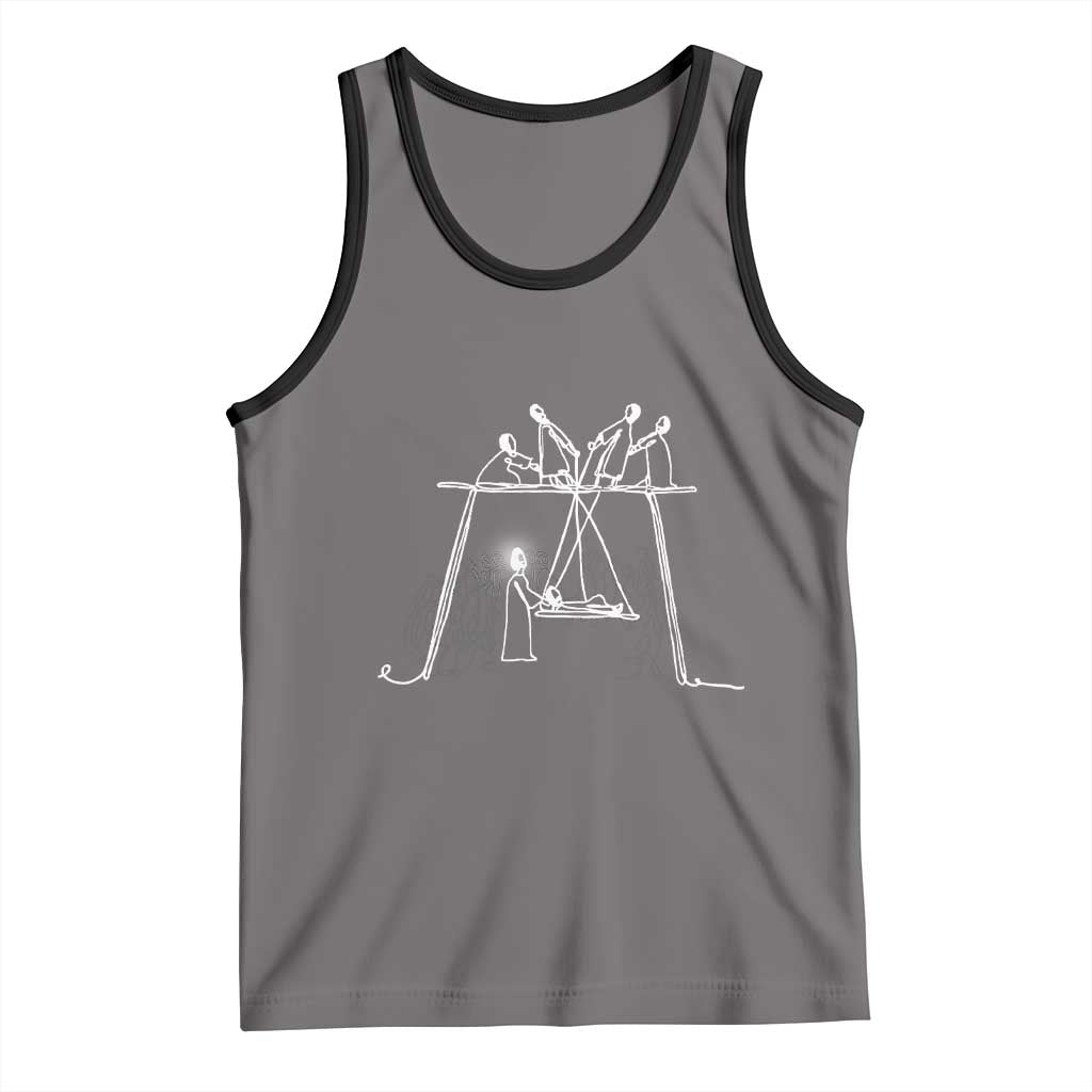 Paralyzed Man Christian Religious Jesus Healing Tank Top