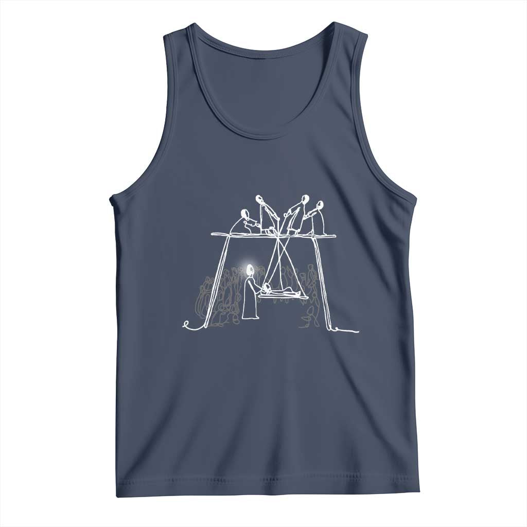 Paralyzed Man Christian Religious Jesus Healing Tank Top
