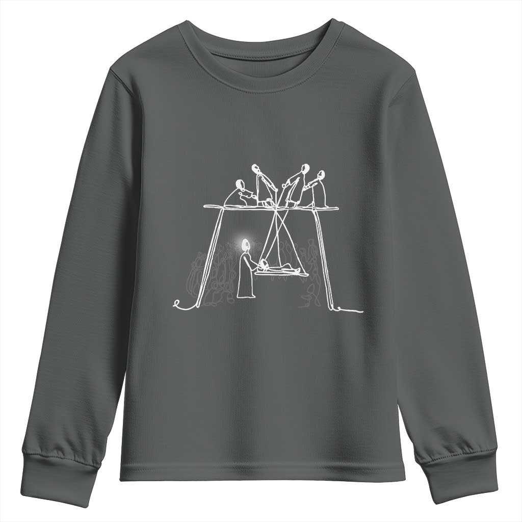 Paralyzed Man Christian Religious Jesus Healing Youth Sweatshirt