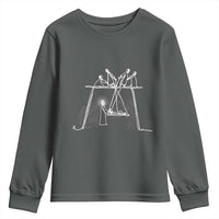 Paralyzed Man Christian Religious Jesus Healing Youth Sweatshirt