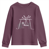 Paralyzed Man Christian Religious Jesus Healing Youth Sweatshirt