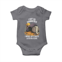 Christian Easter Day Religious Stone Baby Onesie I Got So Hammered I Woke Up 3 Days Later In A Cave