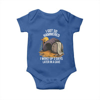 Christian Easter Day Religious Stone Baby Onesie I Got So Hammered I Woke Up 3 Days Later In A Cave