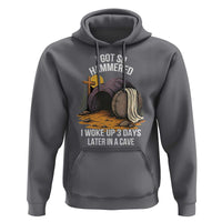 Christian Easter Day Religious Stone Hoodie I Got So Hammered I Woke Up 3 Days Later In A Cave