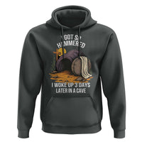 Christian Easter Day Religious Stone Hoodie I Got So Hammered I Woke Up 3 Days Later In A Cave