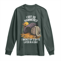 Christian Easter Day Religious Stone Long Sleeve Shirt I Got So Hammered I Woke Up 3 Days Later In A Cave
