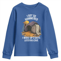 Christian Easter Day Religious Stone Youth Sweatshirt I Got So Hammered I Woke Up 3 Days Later In A Cave