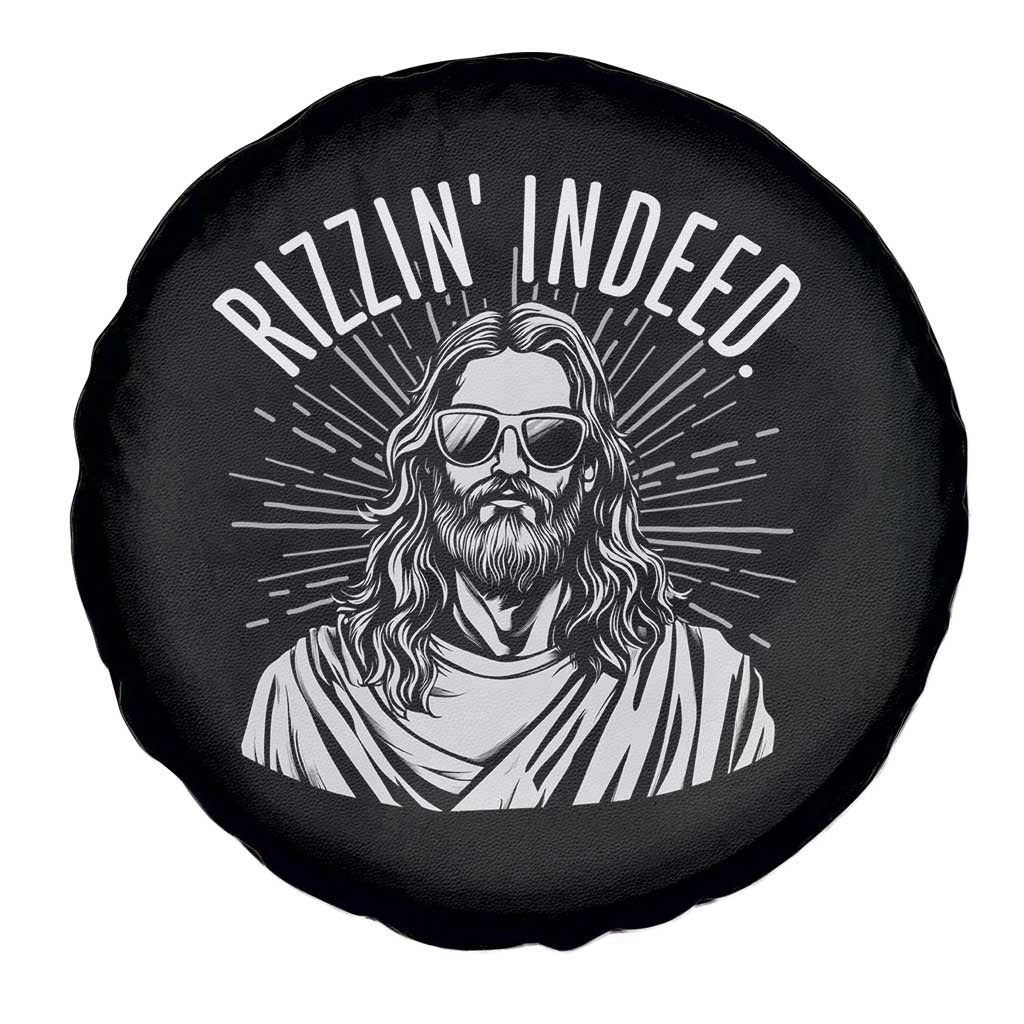Funny Religious Christian Jesus Meme Spare Tire Cover Rizzin Indeed