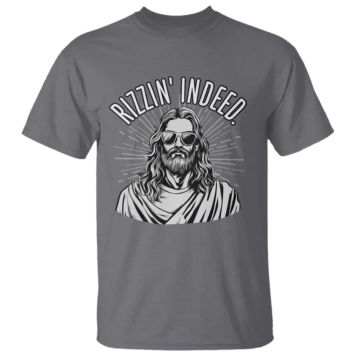 Funny Religious Christian Jesus Meme T Shirt Rizzin Indeed