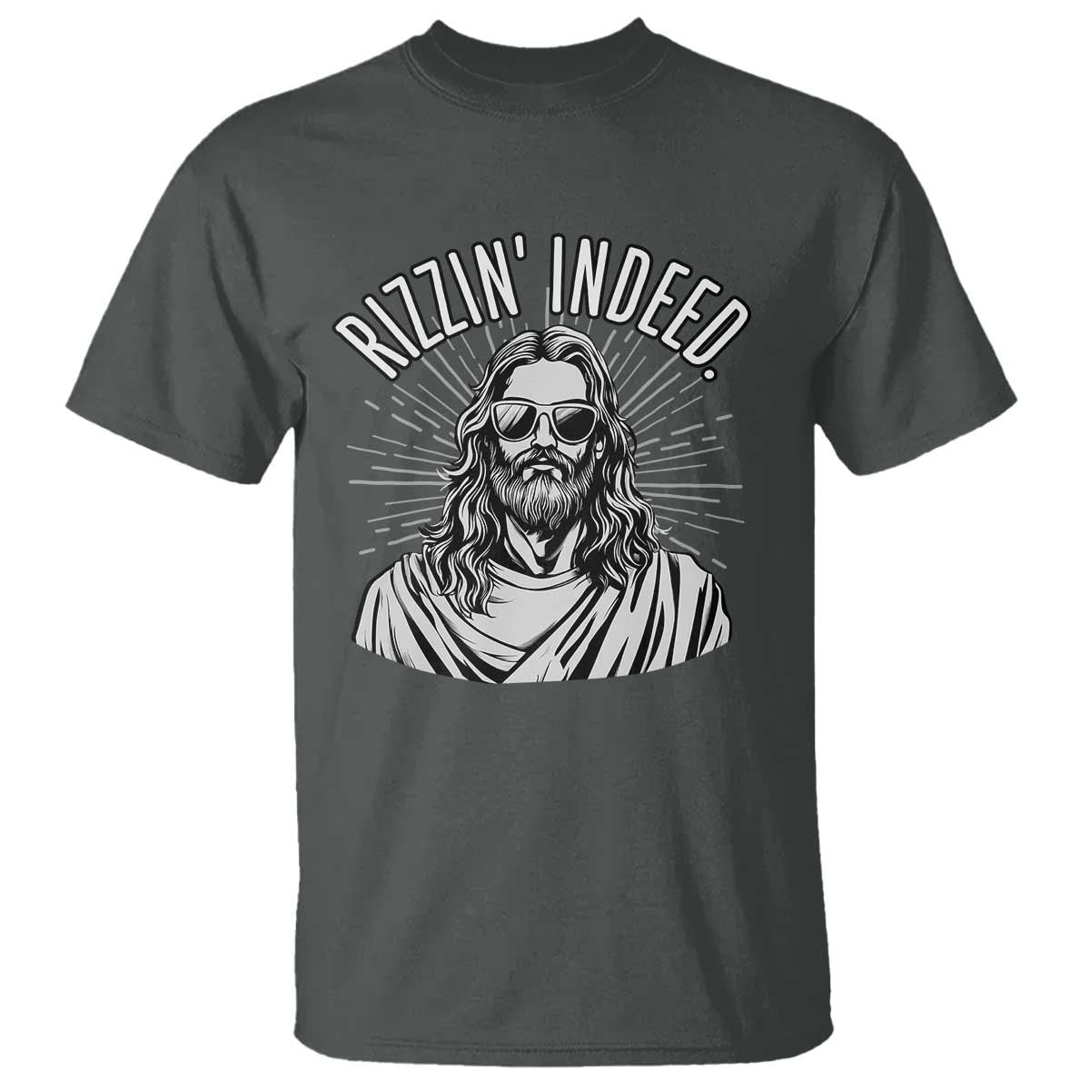 Funny Religious Christian Jesus Meme T Shirt Rizzin Indeed