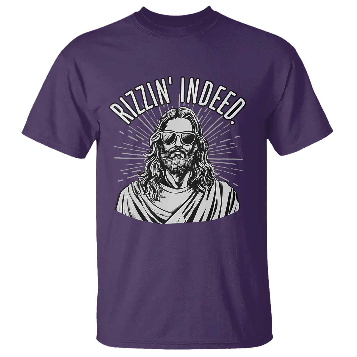 Funny Religious Christian Jesus Meme T Shirt Rizzin Indeed