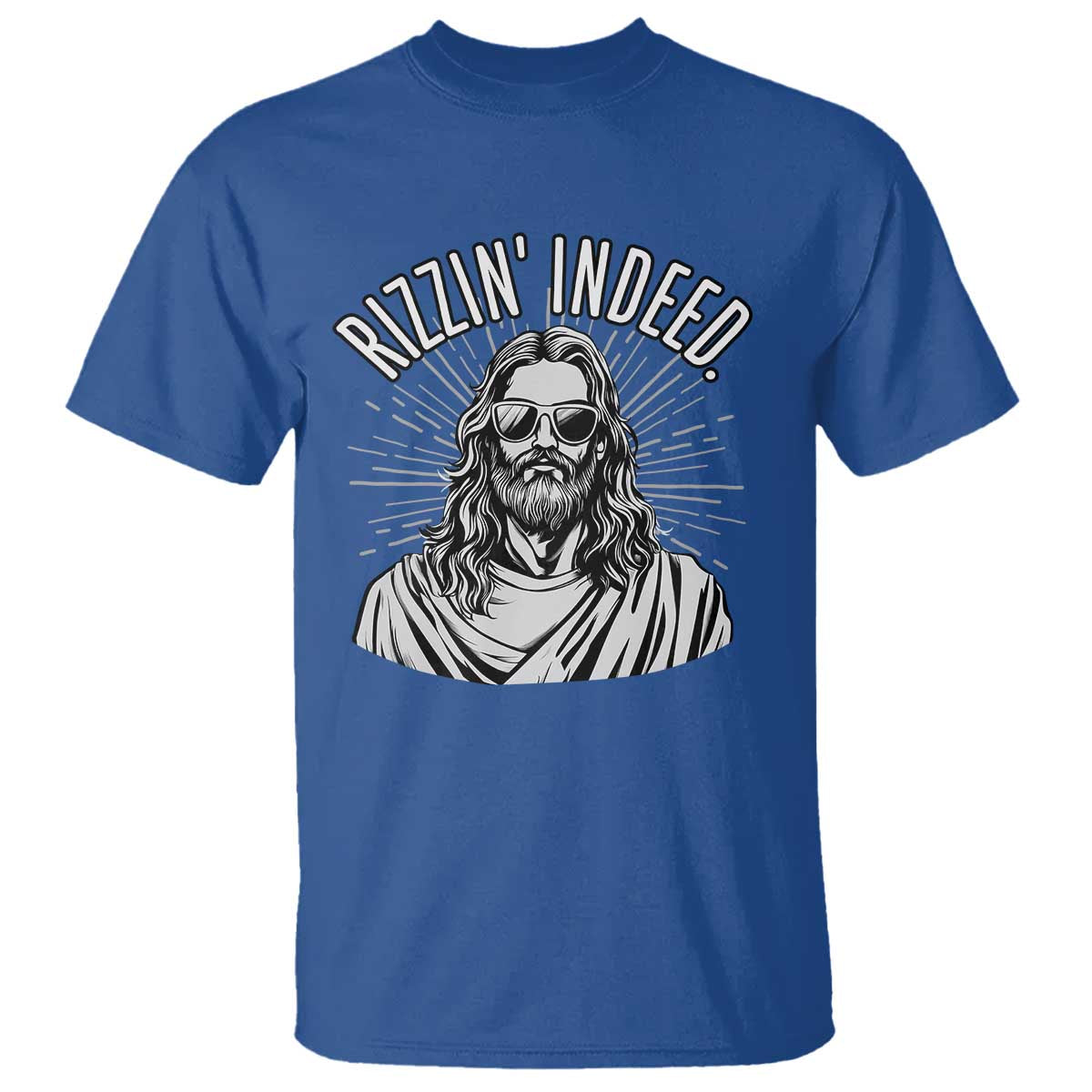 Funny Religious Christian Jesus Meme T Shirt Rizzin Indeed