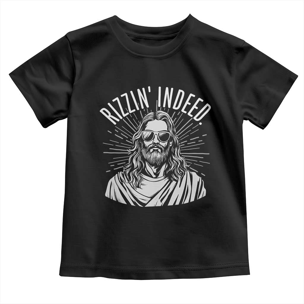 Funny Religious Christian Jesus Meme Toddler T Shirt Rizzin Indeed