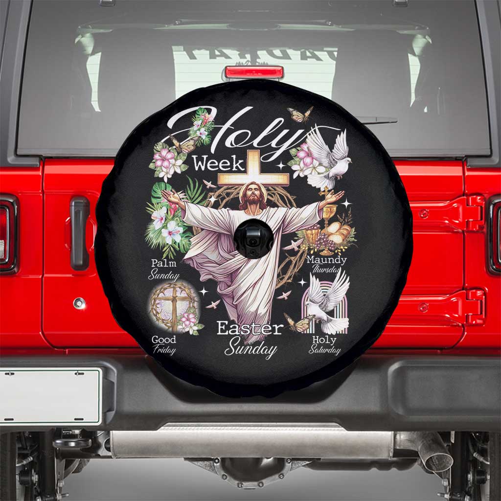 Religious Christian Easter Holy Week Christ Jesus Spare Tire Cover