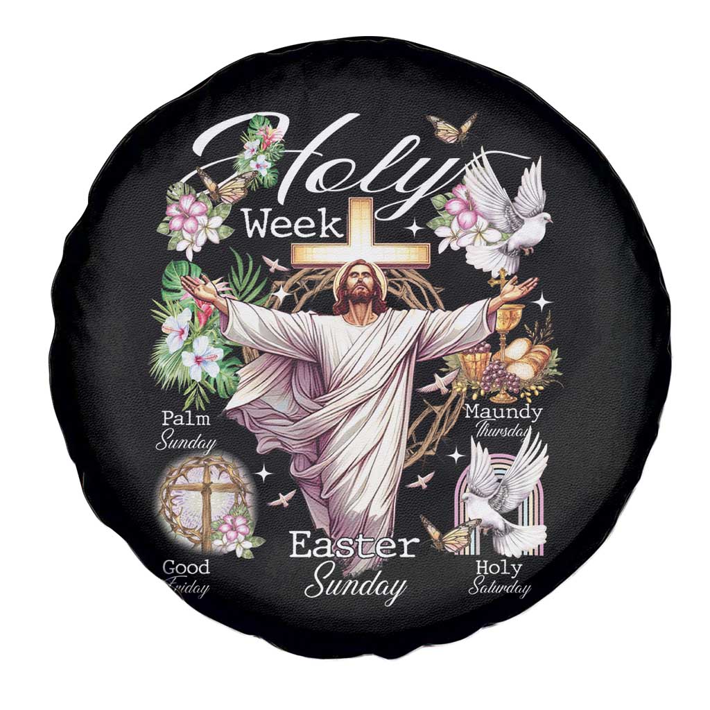 Religious Christian Easter Holy Week Christ Jesus Spare Tire Cover