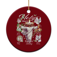Religious Christian Easter Holy Week Christ Jesus Ceramic Ornament - Wonder Print Shop