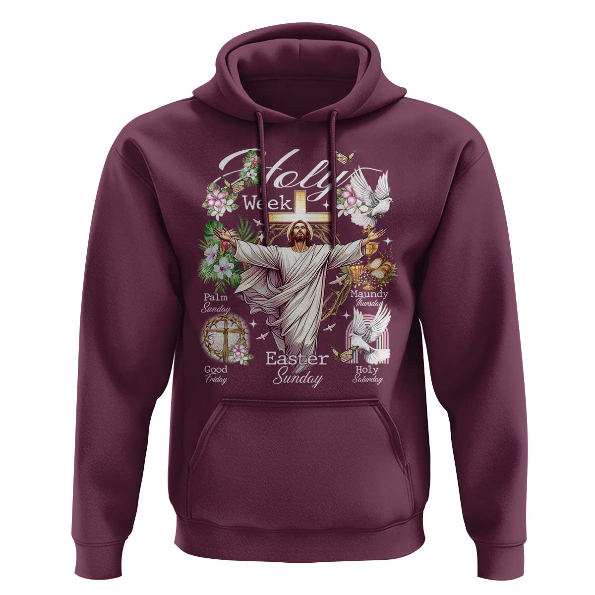 Religious Christian Easter Holy Week Christ Jesus Hoodie