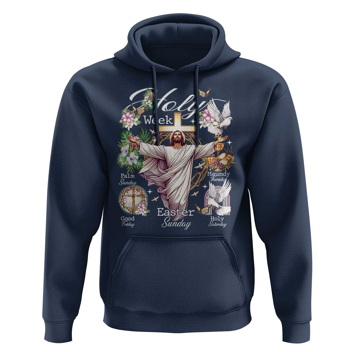 Religious Christian Easter Holy Week Christ Jesus Hoodie