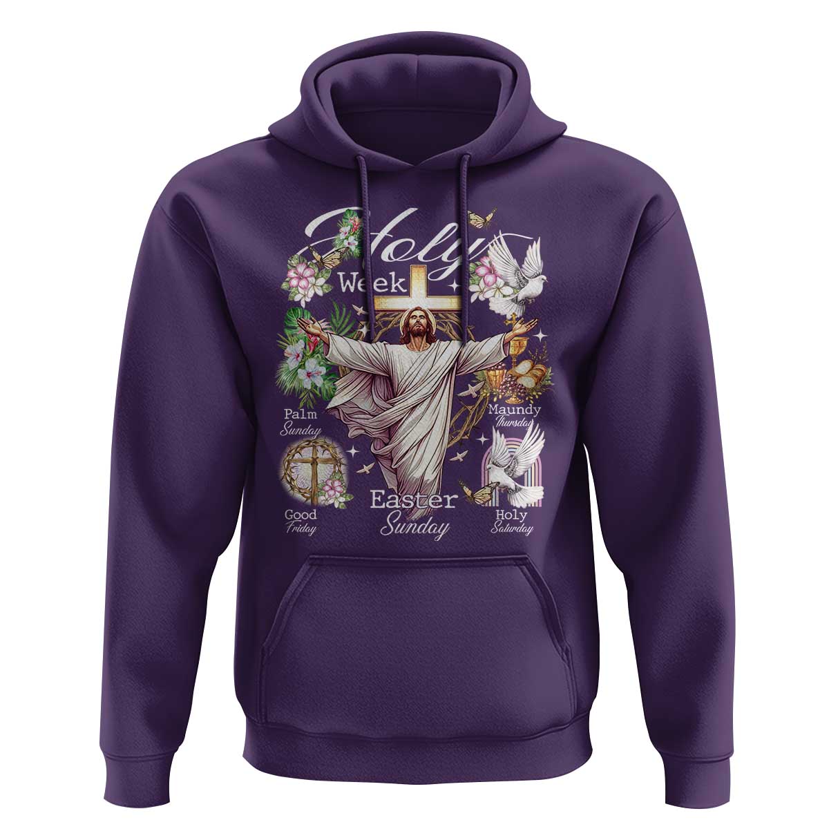 Religious Christian Easter Holy Week Christ Jesus Hoodie