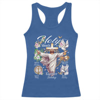 Religious Christian Easter Holy Week Christ Jesus Racerback Tank Top