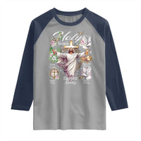 Religious Christian Easter Holy Week Christ Jesus Raglan Shirt
