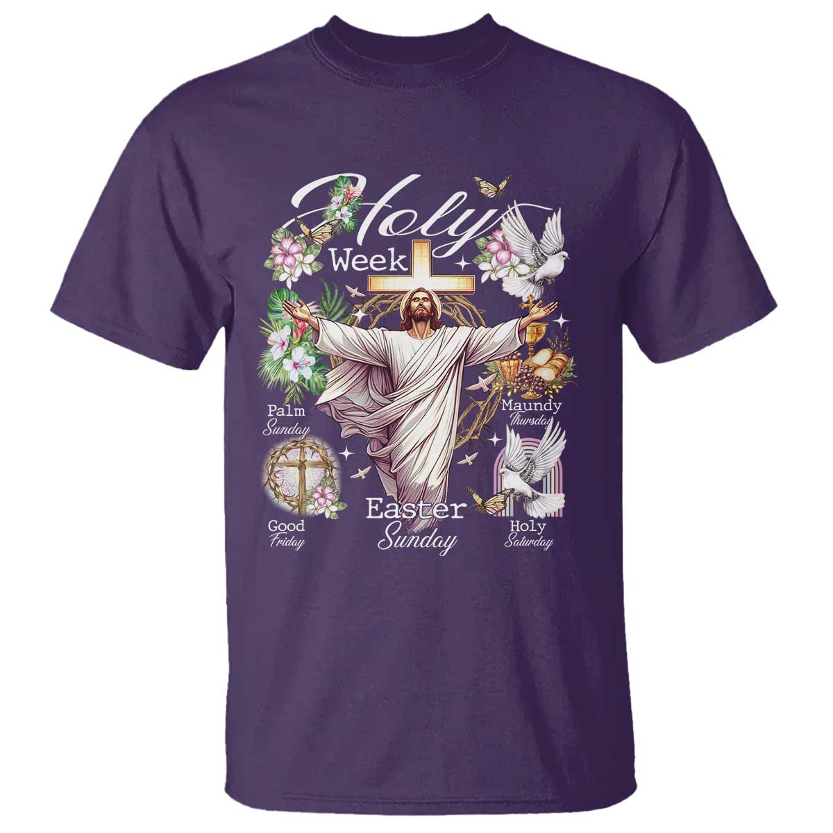 Religious Christian Easter Holy Week Christ Jesus T Shirt