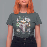 Religious Christian Easter Holy Week Christ Jesus T Shirt For Women