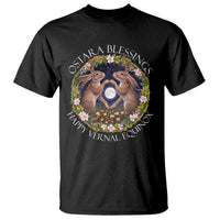 Ostara Blessings Happy Vernal Equinox T Shirt Ostara Pagan Eostre Easter Day Wolpertinger