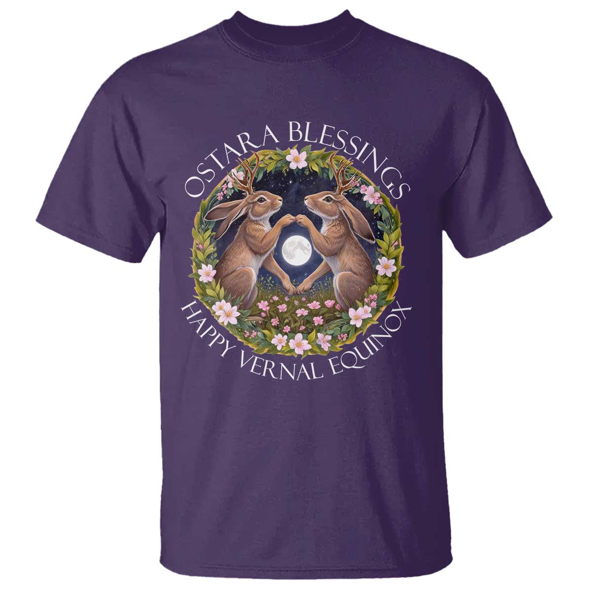 Ostara Blessings Happy Vernal Equinox T Shirt Ostara Pagan Eostre Easter Day Wolpertinger