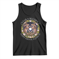 Ostara Blessings Happy Vernal Equinox Tank Top Ostara Pagan Eostre Easter Day Wolpertinger