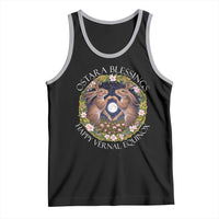 Ostara Blessings Happy Vernal Equinox Tank Top Ostara Pagan Eostre Easter Day Wolpertinger