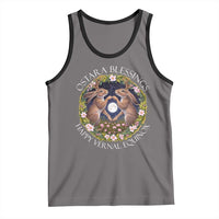 Ostara Blessings Happy Vernal Equinox Tank Top Ostara Pagan Eostre Easter Day Wolpertinger