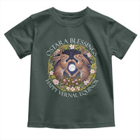 Ostara Blessings Happy Vernal Equinox Toddler T Shirt Ostara Pagan Eostre Easter Day Wolpertinger