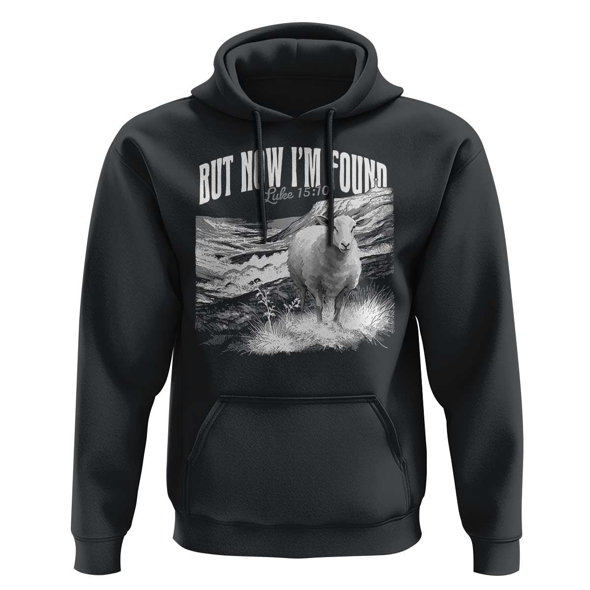 But Now I'm Found Hoodie Christian Faith Sheep
