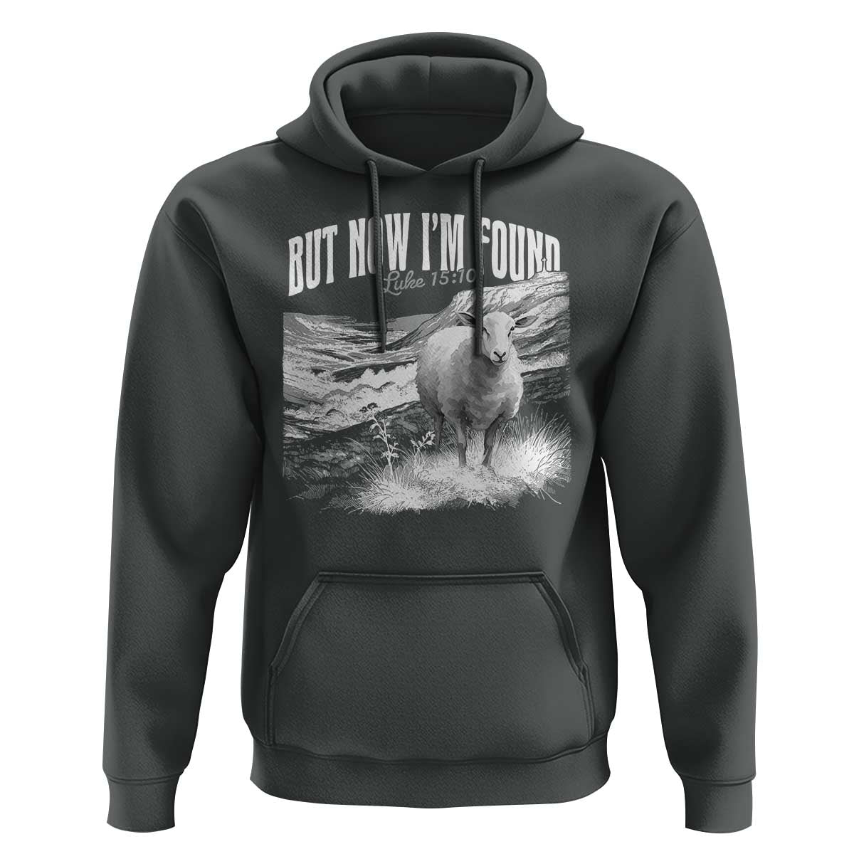 But Now I'm Found Hoodie Christian Faith Sheep