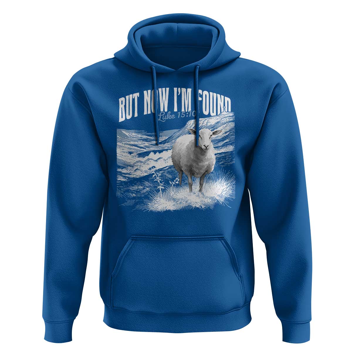 But Now I'm Found Hoodie Christian Faith Sheep