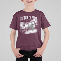 But Now I'm Found T Shirt For Kid Christian Faith Sheep