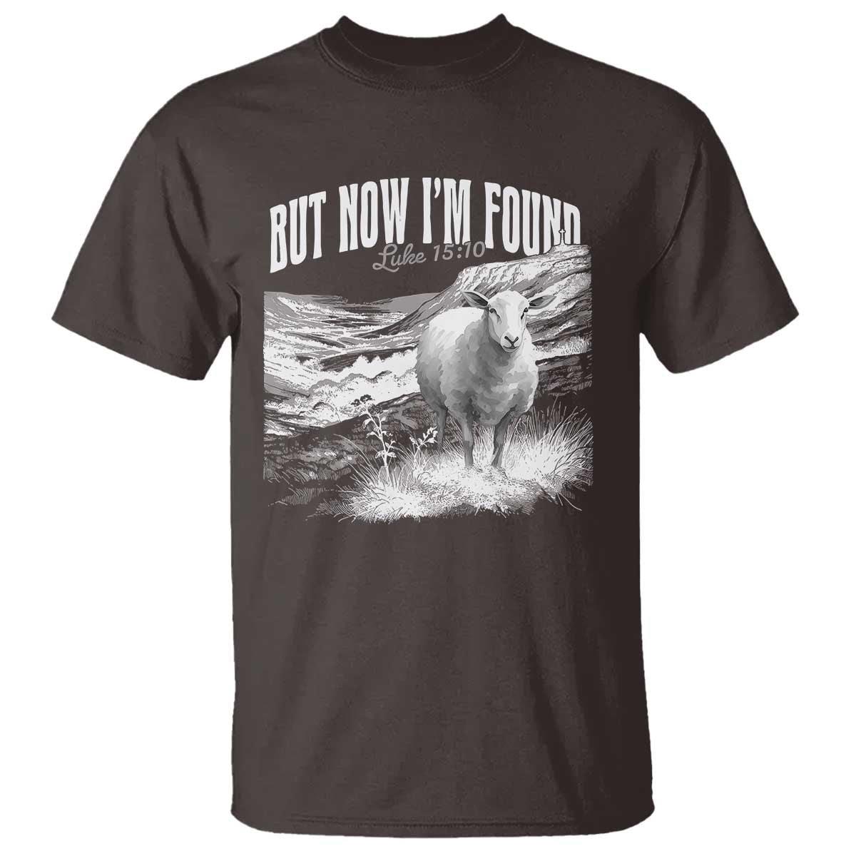 But Now I'm Found T Shirt Christian Faith Sheep