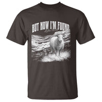 But Now I'm Found T Shirt Christian Faith Sheep