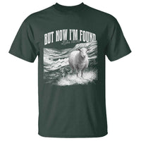 But Now I'm Found T Shirt Christian Faith Sheep