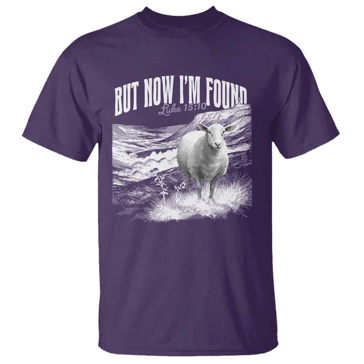 But Now I'm Found T Shirt Christian Faith Sheep
