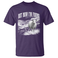 But Now I'm Found T Shirt Christian Faith Sheep