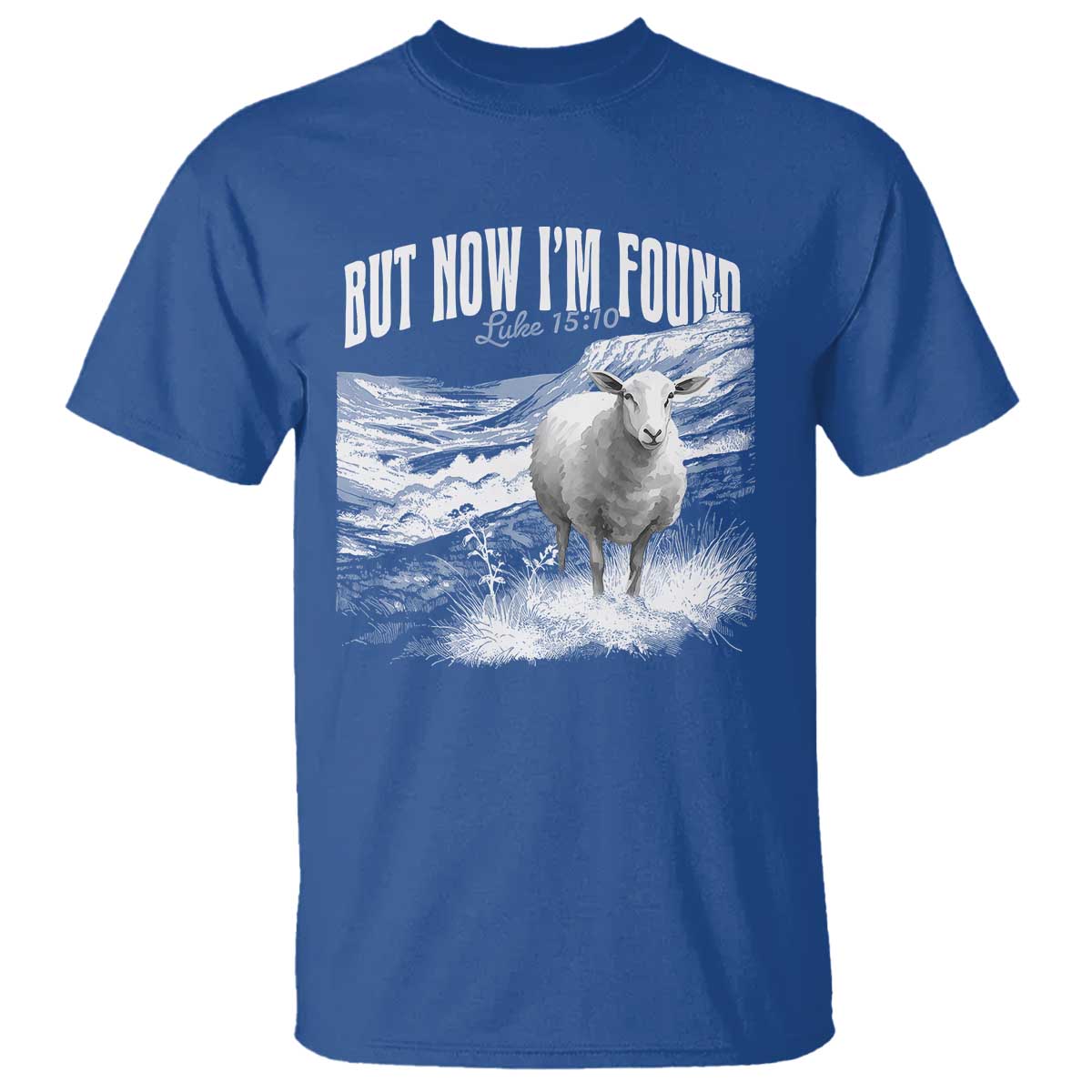 But Now I'm Found T Shirt Christian Faith Sheep