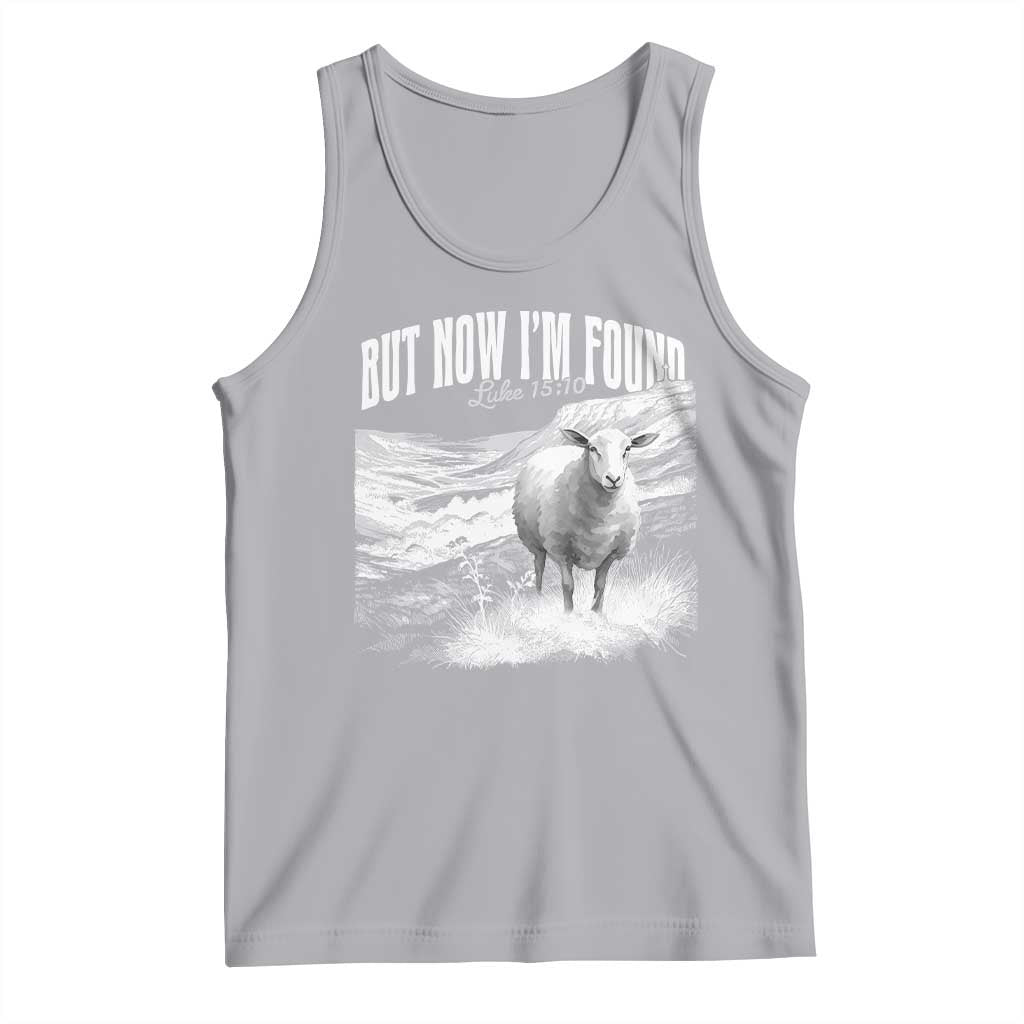 But Now I'm Found Tank Top Christian Faith Sheep