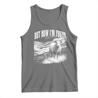 But Now I'm Found Tank Top Christian Faith Sheep