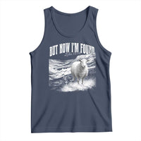 But Now I'm Found Tank Top Christian Faith Sheep